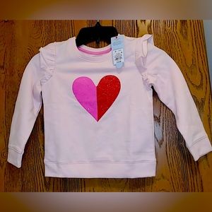 Cat & Jack Girl Sweater. Sz: 5T. NWT.
